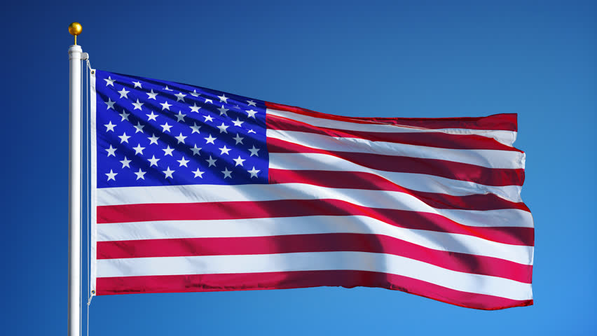 Stock video of usa flag waving in slow motion | 14827879 | Shutterstock