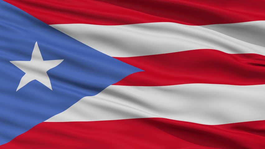 Puerto Rico Flag Close Up Stock Footage Video 100 Royalty Free 15015739 Shutterstock