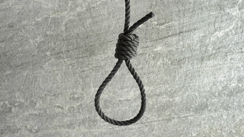 Noose Hanging in Front of Stock Footage Video (100% Royalty-free