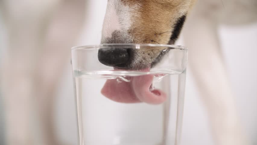 Jack Russell Terrier Drinking Water Glass Stock Footage Video (100%  Royalty-free) 15237949 | Shutterstock