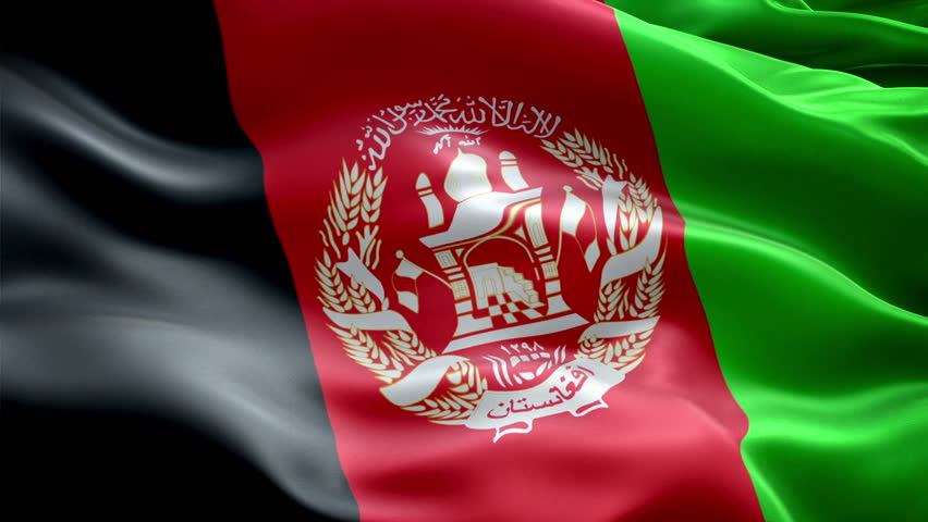 Waving Afghanistan Flag Stock Footage Video | Shutterstock