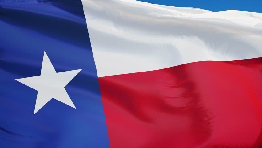 The Official State Waving Flag Of Texas, Called The Lone Star Flag ...