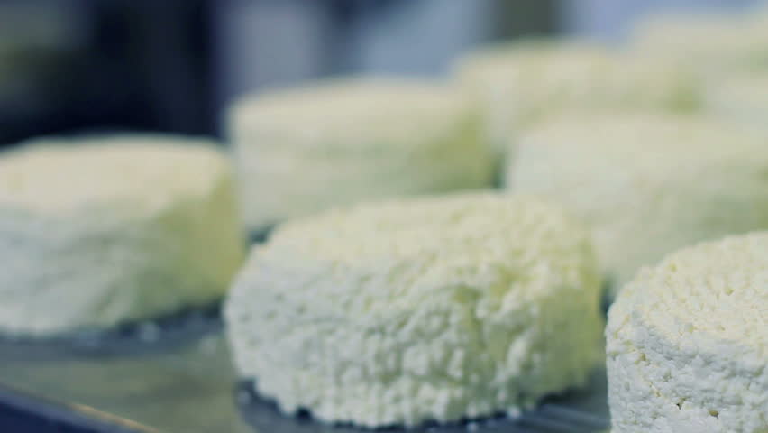 Hd00 07milk Products On Conveyor Belt At Dairy Factory Cottage