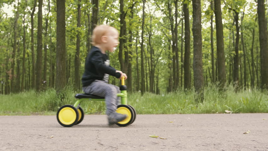 riding small bike