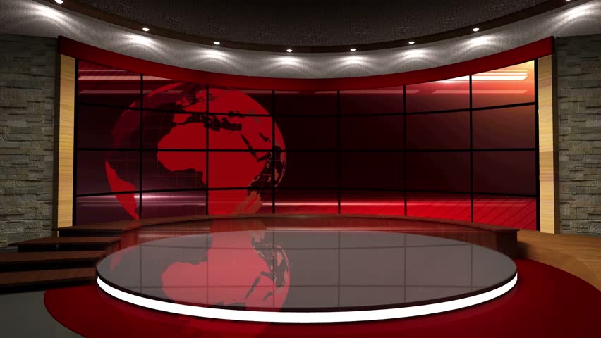 Фон студии новостей