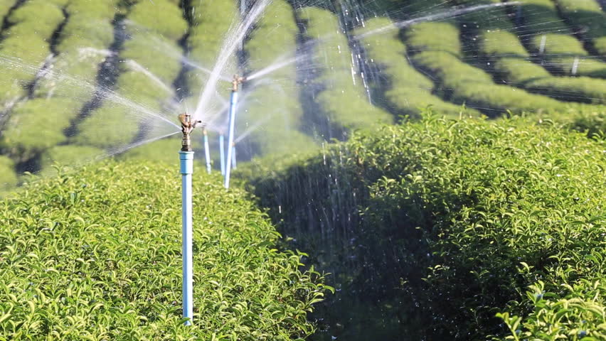 Watering device on the farm in the farm landscape image - Free stock ...