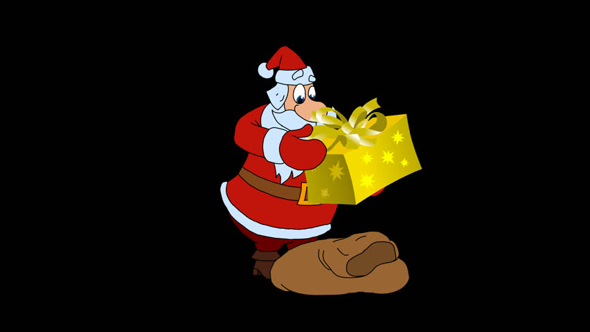 Santa Claus With A Christmas Stock Footage Video 100 Royalty Free 17925349 Shutterstock