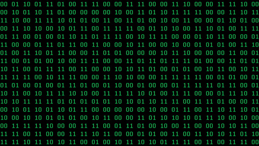 Green Binary Pairs Screensaver (25fps). Full… - Royalty Free Video