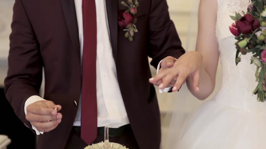 Beauty Bride and Handsome Groom Stock Footage Video (100% Royalty,free) 19004299