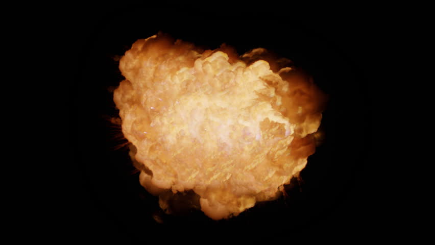 Realistic Explosion and Flames with Stock Footage Video (100% Royalty ...