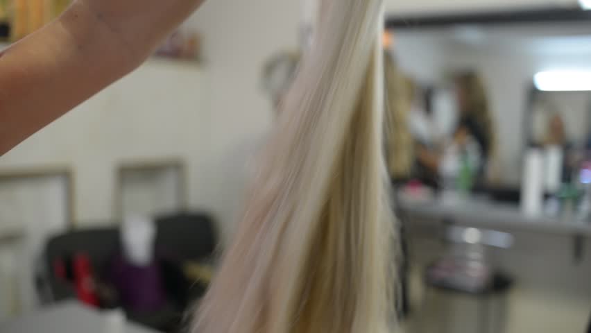 Header of hairdresser