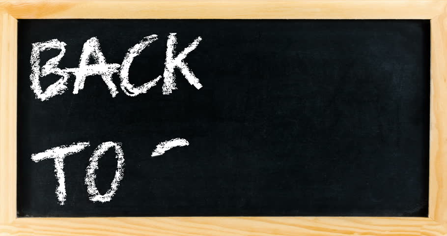 Animation With Blackboard Frame Stock Footage 100 Animation With Blackboard Frame Written Back To School Or University Education Concept