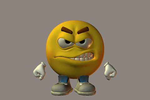Animated 3d Emoticon Character Expressing Anger Stock Footage Video (100%  Royalty-free) 19849 | Shutterstock