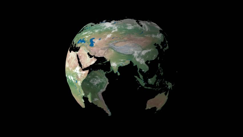 Planet Earth Environment Pollution With Smoke, Global Warming, 3d ...
