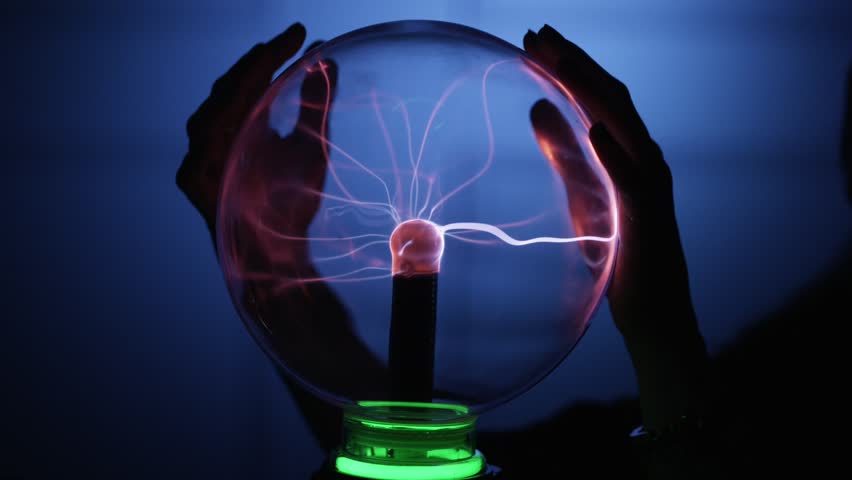 touching a plasma ball