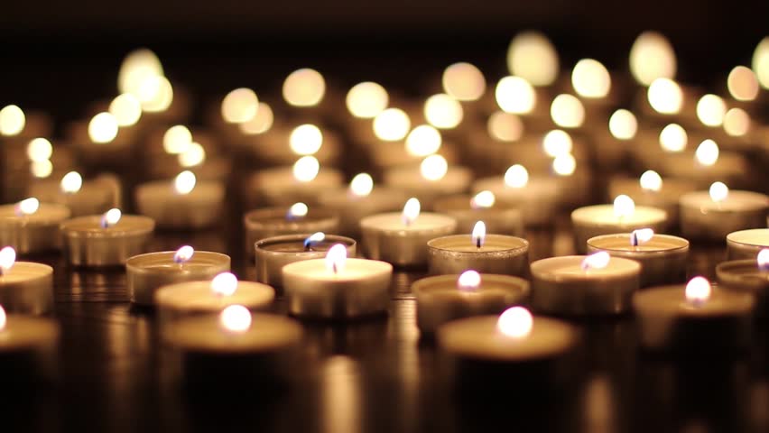 Flickering Candles Stock Footage Video | Shutterstock