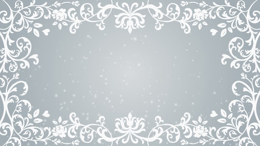 Growing Fl Frame And Glitter Stock Footage 100 Royalty Growing Fl Frame And Glitter Animation Silver Color