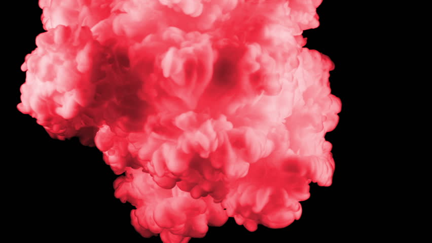High Quality Motion Animation Representing Neon Smoke In Slow-motion