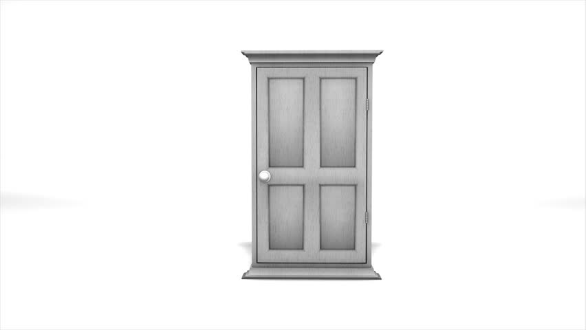 Open White Door Open White Door
