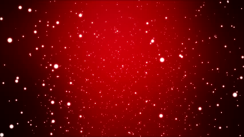 Snow Flakes On Red Background LOOPS Stock Footage Video 404647 ...