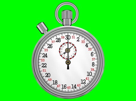 Chronometer Stopwatch Green Screen Vintage Original Stock Footage ...
