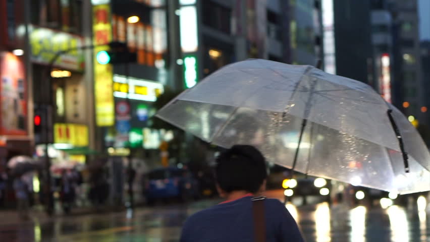 Image result for japanese people clear umbrella