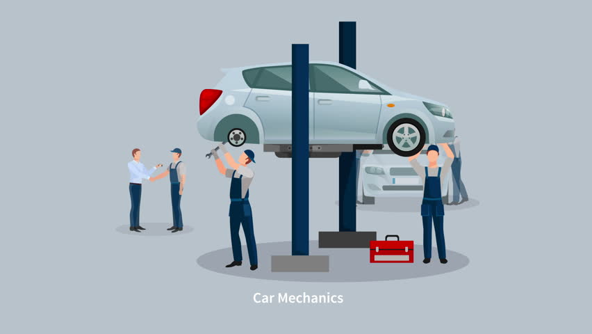 Stock video of auto mechanic car service footage | 23174869 | Shutterstock
