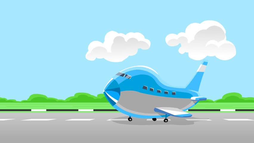 airplane moving clipart - photo #28