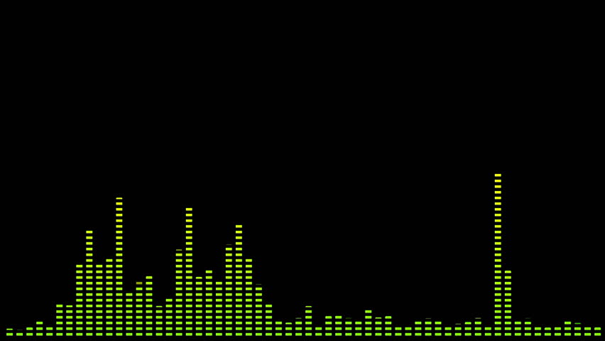 Music and Audio Equalizer Animation Stock Footage Video (100% Royalty ...