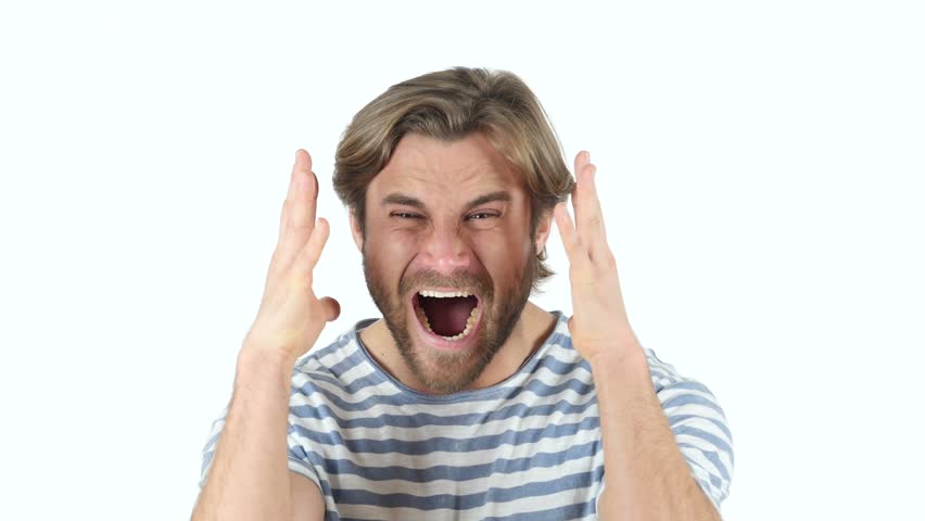 Young Girl Scratching Her Head, Face, Ear And Laughing. Stock Footage ...