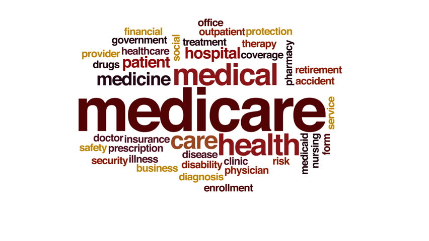 Medicare Animated Word Cloud, Text Stock Footage Video (100% Royalty ...