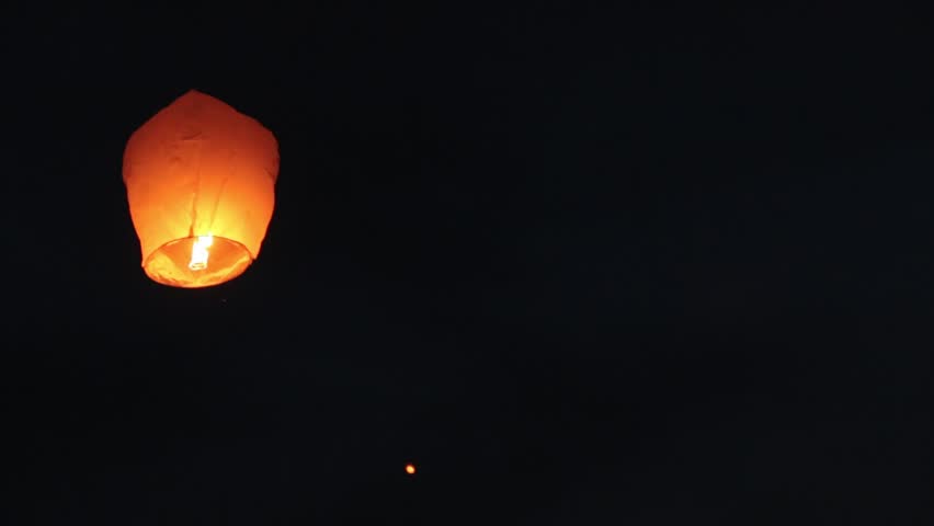 paper lantern night