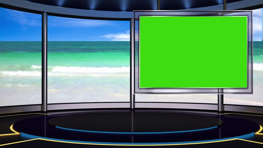 how to set up green screen skype