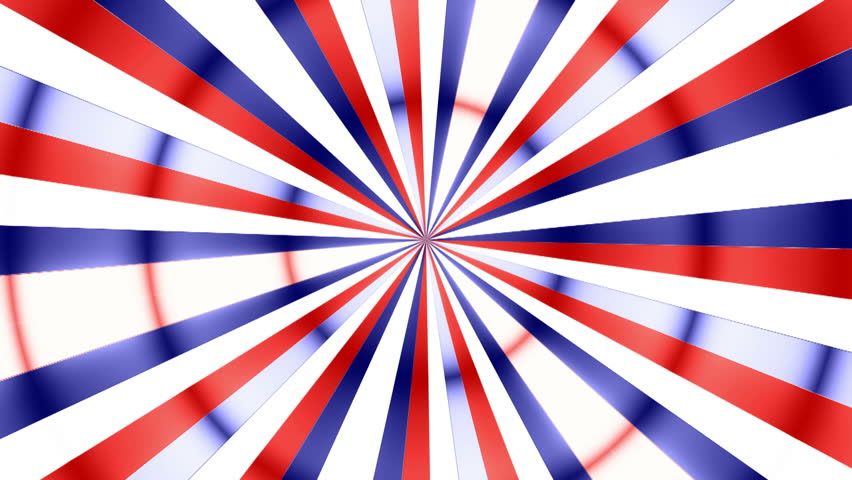 A Seamless Looping Red White And Blue Pinwheel Royalty Free Video