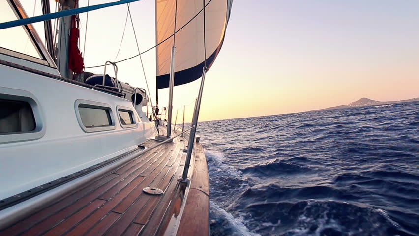 Sailing Into The Sunset Stock Footage Video 2462123 | Shutterstock