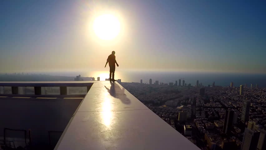 Reaching the edge. Reaching the edge