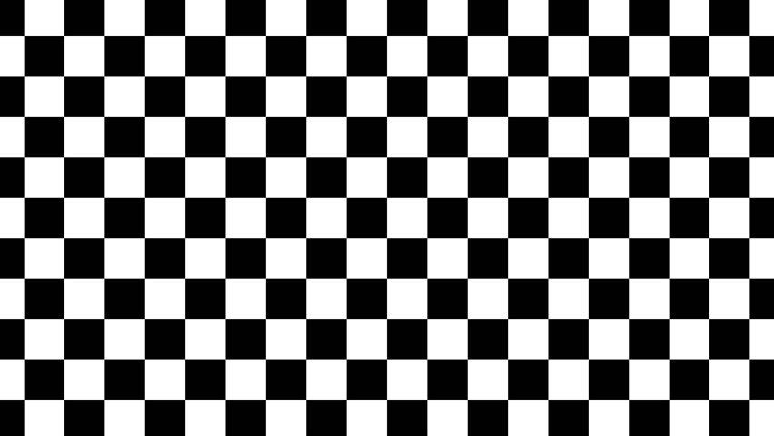 black checkerboard