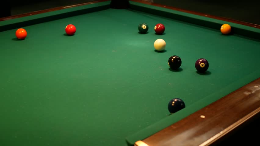 How To Start Pool Billiards - Break Shot Stock Footage Video 2055122 ...