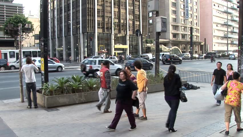 Sao Paulo, Brazil - Circa Stock Footage Video (100% Royalty-free