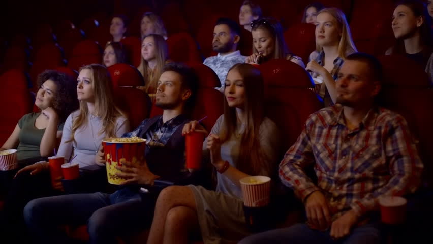 Stock Video Clip of Popcorn forever. Closeup cropped shot of a ...