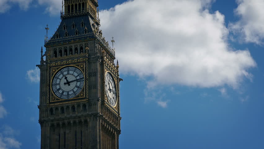 Close-up Timelapse Of Big Ben, In London, Stock Footage Video 1116592 ...