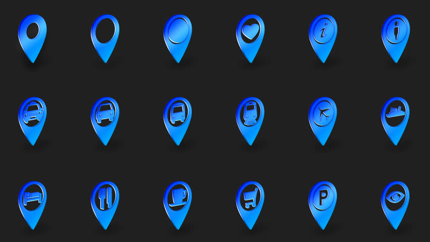 create animated travel map
