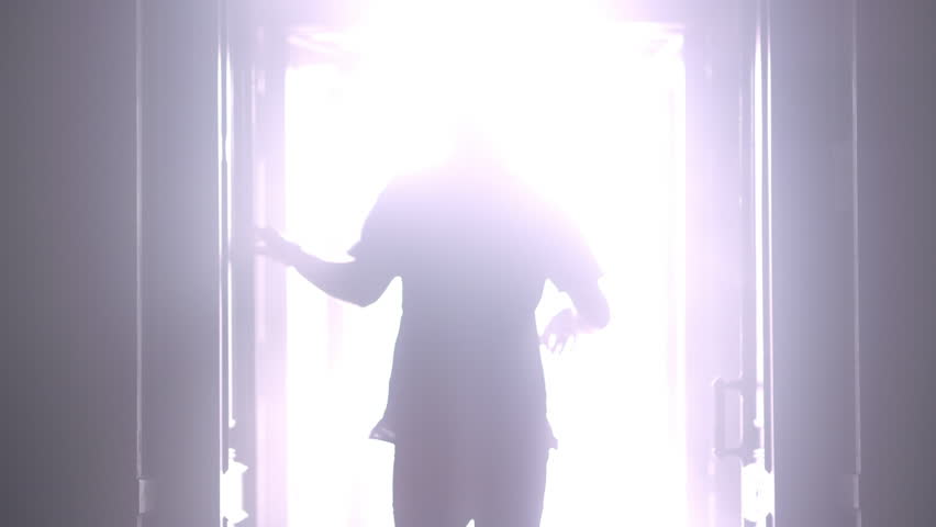 Person walking in a tunnel image - Free stock photo - Public Domain ... Silhouette Man Walking Tunnel