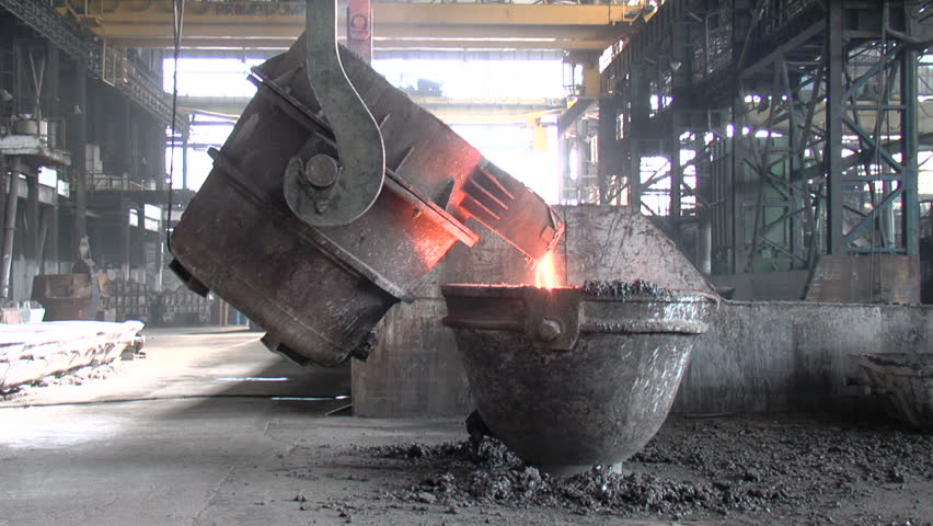 Metallurgy / Ferroalloys Processing Plant. Stock Footage Video 11267930 ...