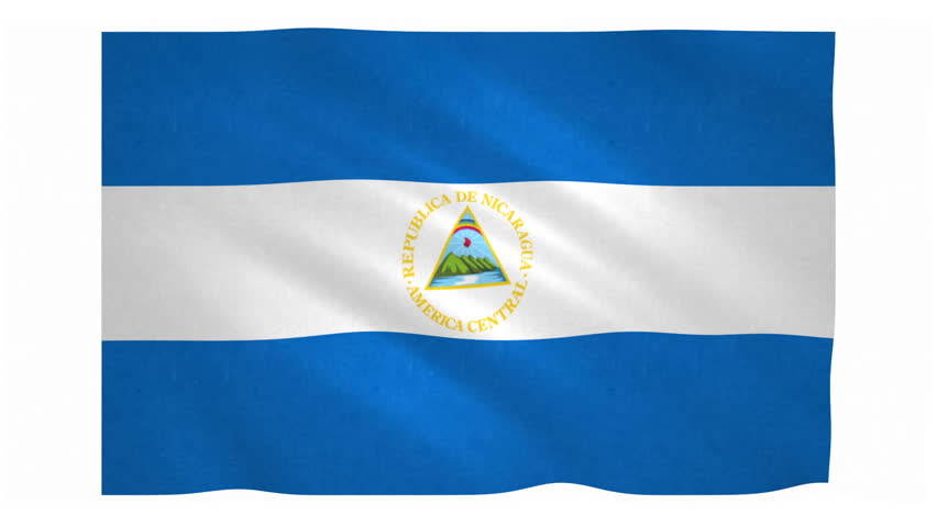 National Flag. NIC Nicaragua. Stock Footage Video 678307 | Shutterstock