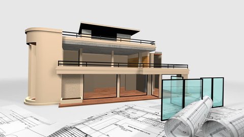 Building House Animation House 3d Stock Footage Video (100% Royalty-free)  2893999 | Shutterstock