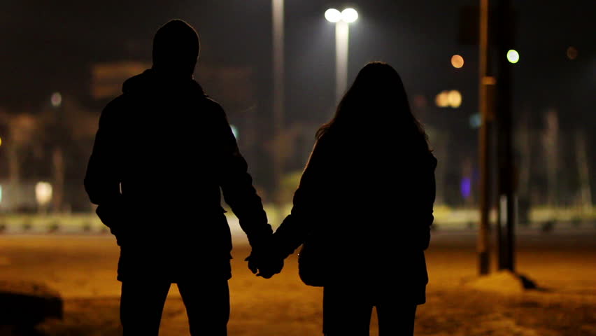 Image result for couple on street in evening