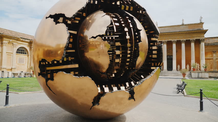 VATICAN JUNE 9 The Sphere Within A Sphere A Bronze Sculpture By 