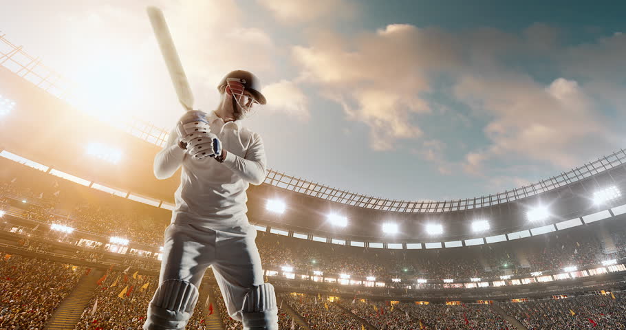 Cricket Player In Action On Stock Footage Video 100 Royalty Free 30129229 Shutterstock