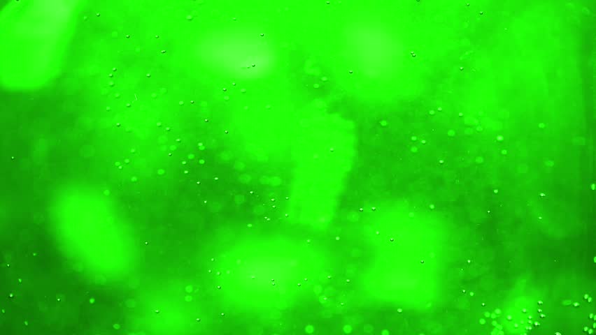 Green Smoke And Glowing Slimy Looking Bubbles That Have The Appearance